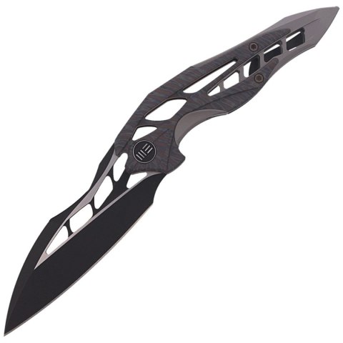 Nóż składany WE Knife Arrakis Flamed / Gray Titanium, Black Stonewashed by Elijah Isham (906G MYSTERY BOX) WE Knife