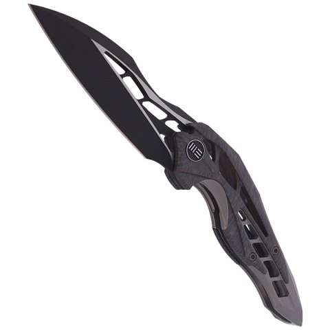 Nóż składany WE Knife Arrakis Flamed / Gray Titanium, Black Stonewashed by Elijah Isham (906G MYSTERY BOX) WE Knife