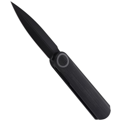 Nóż składany WE Knife Eidolon Dagger Black G10, Black Stonewashed by Justin Lundquist (WE19074 B-B) WE Knife