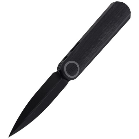 Nóż składany WE Knife Eidolon Dagger Black G10, Black Stonewashed by Justin Lundquist (WE19074 B-B) WE Knife
