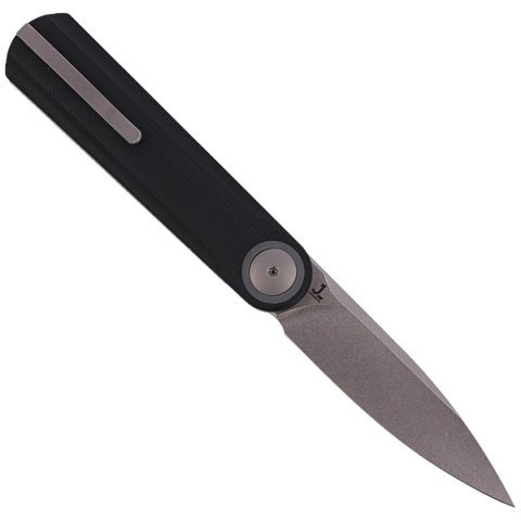 Nóż składany WE Knife Eidolon Drop Point Black G10, Stonewashed CPM 20CV by Justin Lundquist (WE19074A-B) WE Knife