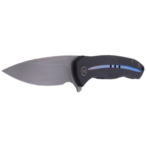 Nóż składany WE Knife Kitefin Black Titanium, Polished Bead Blasted CPM S35VN (2001E) WE Knife