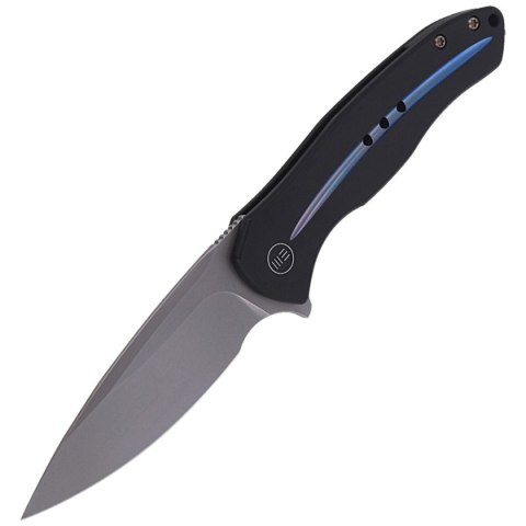 Nóż składany WE Knife Kitefin Black Titanium, Polished Bead Blasted CPM S35VN (2001E) WE Knife