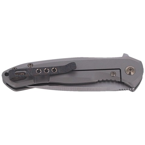 Nóż składany WE Knife Kitefin Gray Titanium, Satin Finish CPM S35VN (2001H) WE Knife