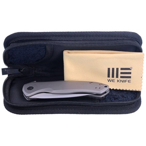 Nóż składany WE Knife Kitefin Gray Titanium, Satin Finish CPM S35VN (2001H) WE Knife