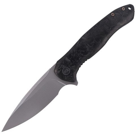 Nóż składany WE Knife Kitefin Marble Carbon Fiber / Black Ti, Polished Bead Blasted CPM S35VN (2001A) WE Knife