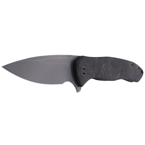 Nóż składany WE Knife Kitefin Marble Carbon Fiber / Black Ti, Polished Bead Blasted CPM S35VN (2001A) WE Knife