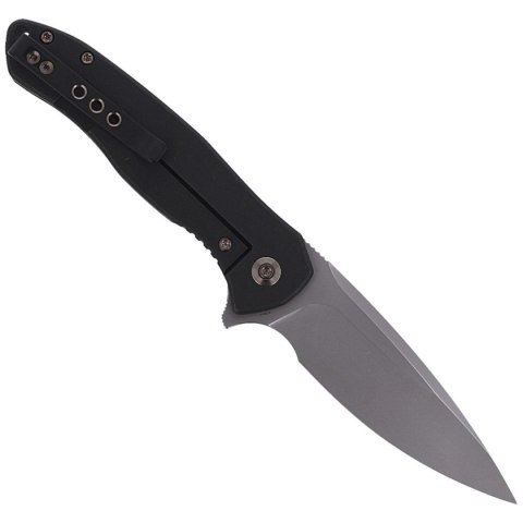Nóż składany WE Knife Kitefin Marble Carbon Fiber / Black Ti, Polished Bead Blasted CPM S35VN (2001A) WE Knife