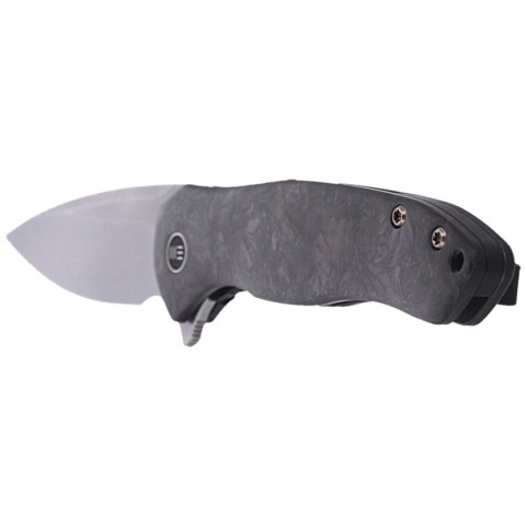Nóż składany WE Knife Kitefin Marble Carbon Fiber / Black Ti, Polished Bead Blasted CPM S35VN (2001A) WE Knife