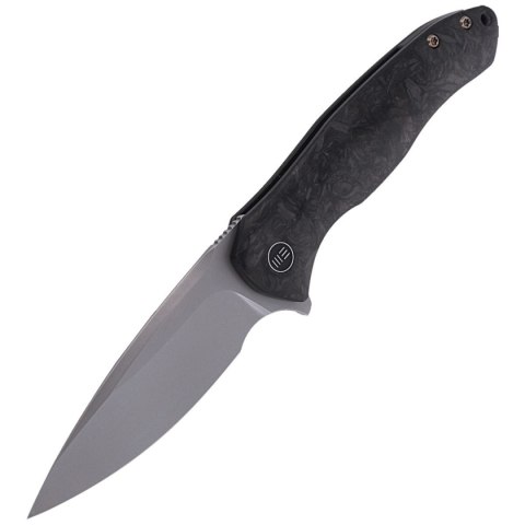 Nóż składany WE Knife Kitefin Marble Carbon Fiber / Black Ti, Polished Bead Blasted CPM S35VN (2001A) WE Knife