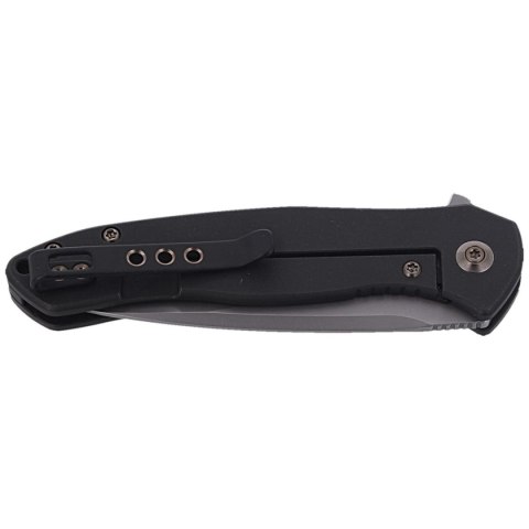 Nóż składany WE Knife Kitefin Marble Carbon Fiber / Black Ti, Polished Bead Blasted CPM S35VN (2001A) WE Knife