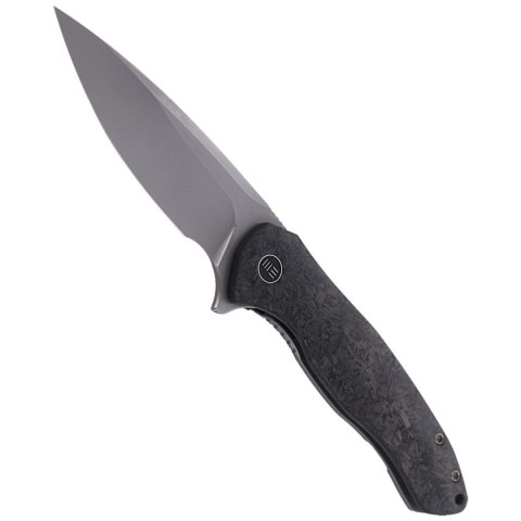 Nóż składany WE Knife Kitefin Shredded Carbon Fiber / Gray Ti, Polished Bead Blasted CPM S35VN (2001B) WE Knife