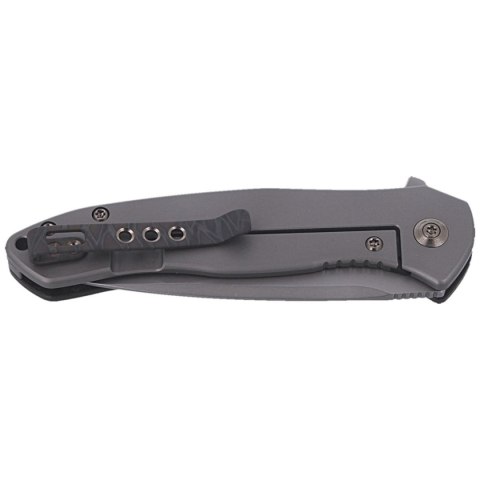 Nóż składany WE Knife Kitefin Shredded Carbon Fiber / Gray Ti, Polished Bead Blasted CPM S35VN (2001B) WE Knife