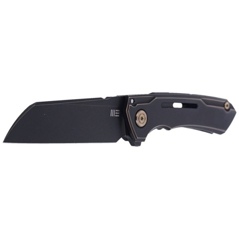 Nóż składany WE Knife Mini Buster Antique Bronze Titanium, Black Stonewashed CPM 20CV by Snecx Tan (2003B) WE Knife