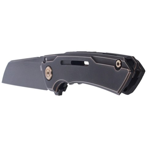 Nóż składany WE Knife Mini Buster Antique Bronze Titanium, Black Stonewashed CPM 20CV by Snecx Tan (2003B) WE Knife