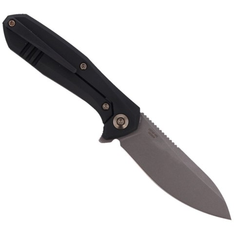 Nóż składany WE Knife Mote Black Titanium, Gray Stonewashed CPM S35VN by Ostap Hel (2005C) WE Knife