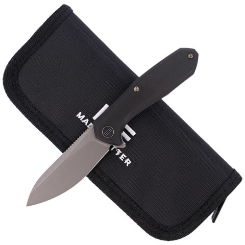 Nóż składany WE Knife Mote Black Titanium, Gray Stonewashed CPM S35VN by Ostap Hel (2005C) WE Knife