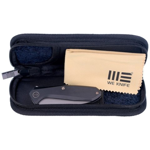 Nóż składany WE Knife Mote Black Titanium, Gray Stonewashed CPM S35VN by Ostap Hel (2005C) WE Knife