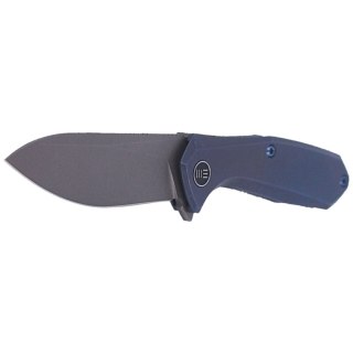 Nóż składany WE Knife Mote Blue Titanium, Gray Stonewashed CPM S35VN by Ostap Hel (2005B) WE Knife