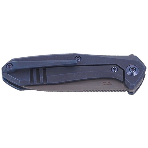 Nóż składany WE Knife Mote Blue Titanium, Gray Stonewashed CPM S35VN by Ostap Hel (2005B) WE Knife