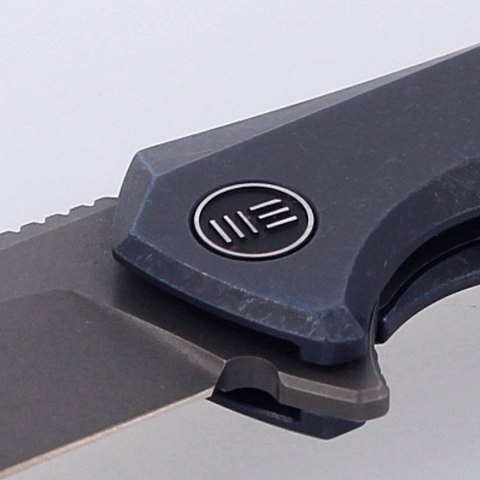 Nóż składany WE Knife Mote Blue Titanium, Gray Stonewashed CPM S35VN by Ostap Hel (2005B) WE Knife