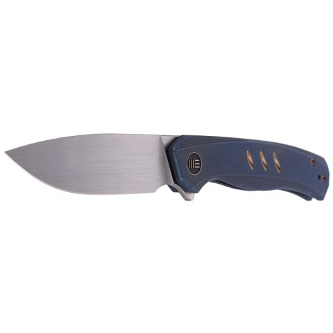 Nóż składany WE Knife Seer LE No 142/610 Blue Titanium, Rubber Silver CPM 20CV (WE20015-2) WE Knife