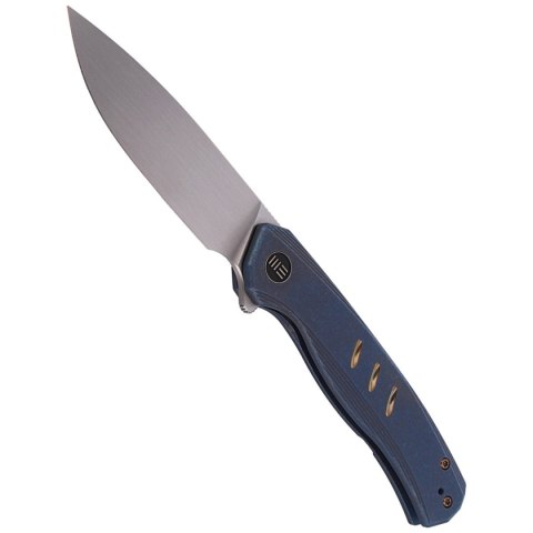 Nóż składany WE Knife Seer LE No 142/610 Blue Titanium, Rubber Silver CPM 20CV (WE20015-2) WE Knife