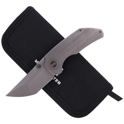 Nóż składany WE Knife Thug Gray Titanium, Gray Hand Rubbed CPM 20CV by Matt Christensen (2103B) WE Knife
