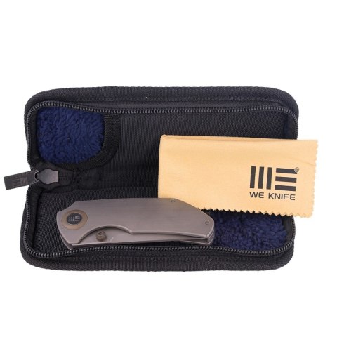 Nóż składany WE Knife Thug Gray Titanium, Gray Hand Rubbed CPM 20CV by Matt Christensen (2103B) WE Knife