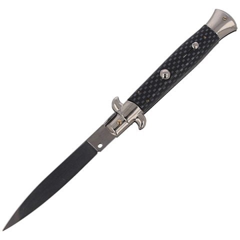 Nóż sprężynowy Frank Beltrame Stiletto Carbon Fiber 23cm (FB 23/37CF) Frank Beltrame