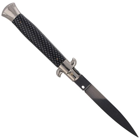 Nóż sprężynowy Frank Beltrame Stiletto Carbon Fiber 23cm (FB 23/37CF) Frank Beltrame