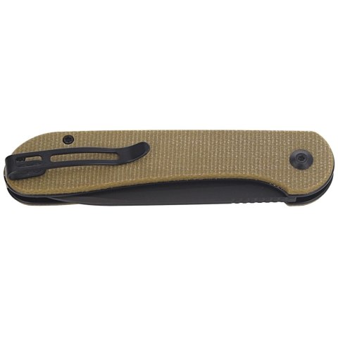 CIVIVI Knife Button Lock Elementum Olive Micarta, Black Stonewashed (C2103B) Civivi by WE Knife