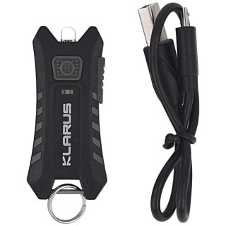 Latarka Klarus 40lm, Li-ion Battery / 120mAh USB Keychain Light (Mi2 Mi2 OBSIDIAN BLACK) Klarus