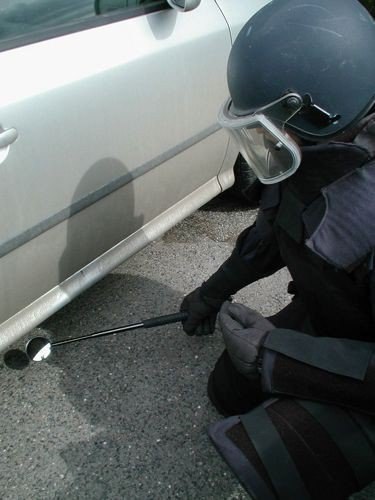 Lusterko taktyczne ESP 71mm do pałki teleskopowej Bonowi z etui (BMO-02-18 / BMH-02) ESP - Euro Security Products