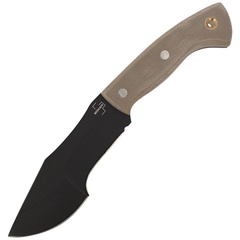 Nóż Böker Plus Mini Tracker Brown Micarta, Black 1095 by Dave Wenger (02BO027) Böker GmbH & Co.