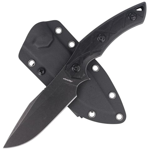 Nóż FoxEdge Lycosa 2 Black G10, Black Stonewashed by Simonutti (FE-020) FOX