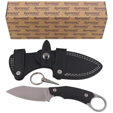 Nóż LionSteel H1 G10 Black, Stonewashed M390 by Tommaso Rumici (H1 GBK) LionSteel