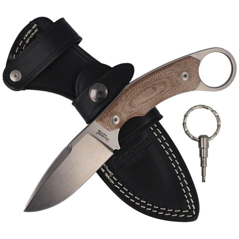 Nóż LionSteel H2 Karambit Canvas Natural, Stonewashed M390 by Tommaso Rumici (H2 CVN) LionSteel