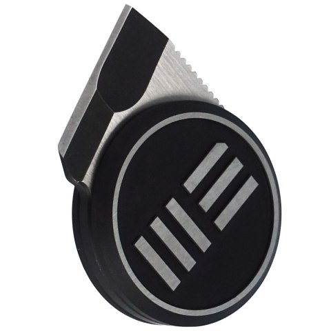 Nóż WE Knife Quark Black Titanium / Silvery WE logo, Black Stonewashed by Ostap Hel (20021-2) WE Knife