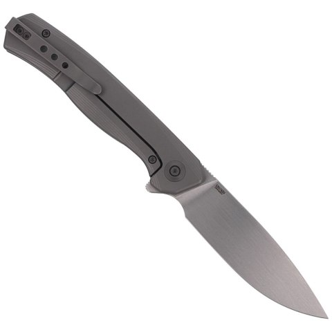 Nóż WE Knife Seer LE No 130/420 Gray Titanium, Rubbed Silver (WE20015-3) WE Knife
