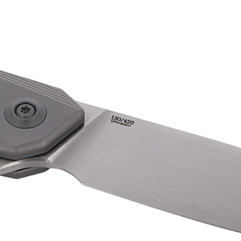 Nóż WE Knife Seer LE No 130/420 Gray Titanium, Rubbed Silver (WE20015-3) WE Knife