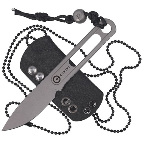 Nóż na szyję CIVIVI Minimis Neck Knife, Stonewashed by Ostap Hel (C20026-2) Civivi by WE Knife