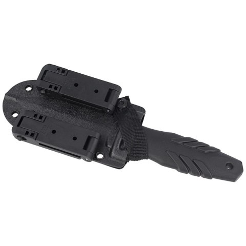 Nóż nurkowy Fox Tactical Elementum Dagger S/E Black PP/TPE Knife, Black Idroglider P/S N690Co (FX-647 S) FOX