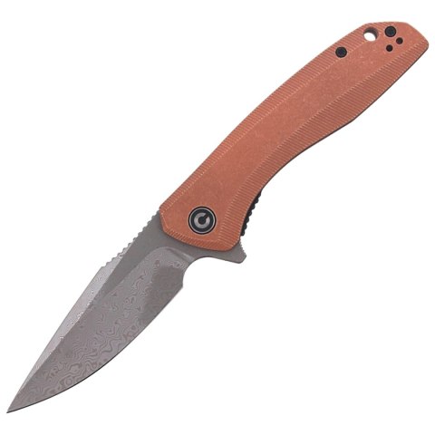 Nóż składany CIVIVI Baklash Copper Stonewashed, Damascus (C801DS-2) Civivi by WE Knife