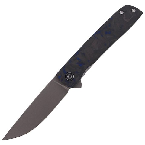 Nóż składany CIVIVI Bo Blue / Black Carbon Fiber, Gray Stonewashed Nitro-V by Brad Zinker (C20009B-A) Civivi by WE Knife