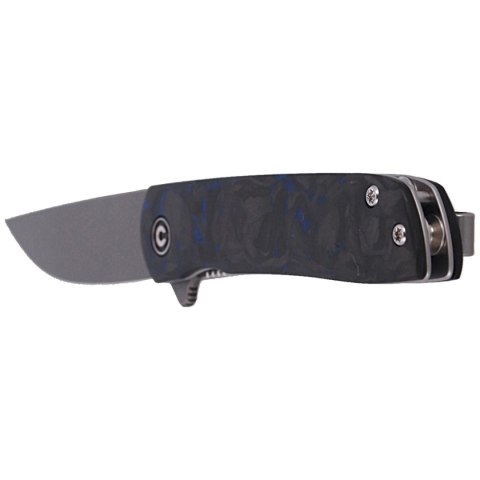 Nóż składany CIVIVI Bo Blue / Black Carbon Fiber, Gray Stonewashed Nitro-V by Brad Zinker (C20009B-A) Civivi by WE Knife