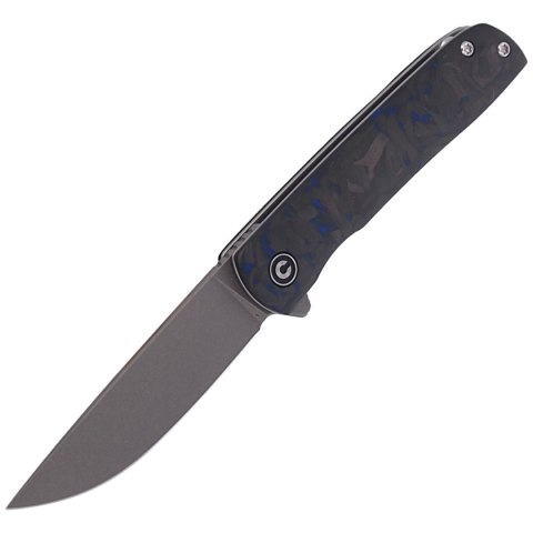 Nóż składany CIVIVI Bo Blue / Black Carbon Fiber, Gray Stonewashed Nitro-V by Brad Zinker (C20009B-A) Civivi by WE Knife