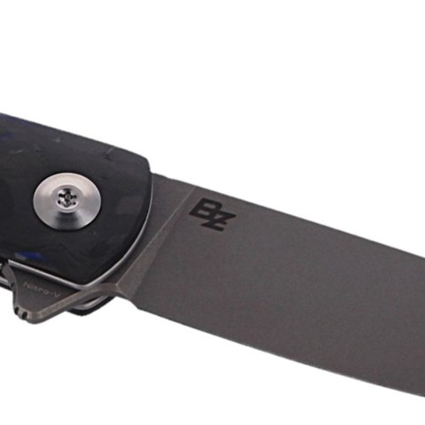 Nóż składany CIVIVI Bo Blue / Black Carbon Fiber, Gray Stonewashed Nitro-V by Brad Zinker (C20009B-A) Civivi by WE Knife