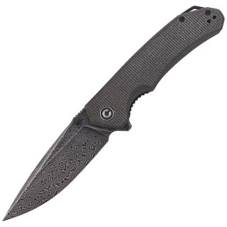 Nóż składany CIVIVI Brazen Dark Green Micarta, Black Damascus (C2102DS-3) Civivi by WE Knife