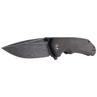 Nóż składany CIVIVI Brazen Dark Green Micarta, Black Damascus (C2102DS-3) Civivi by WE Knife